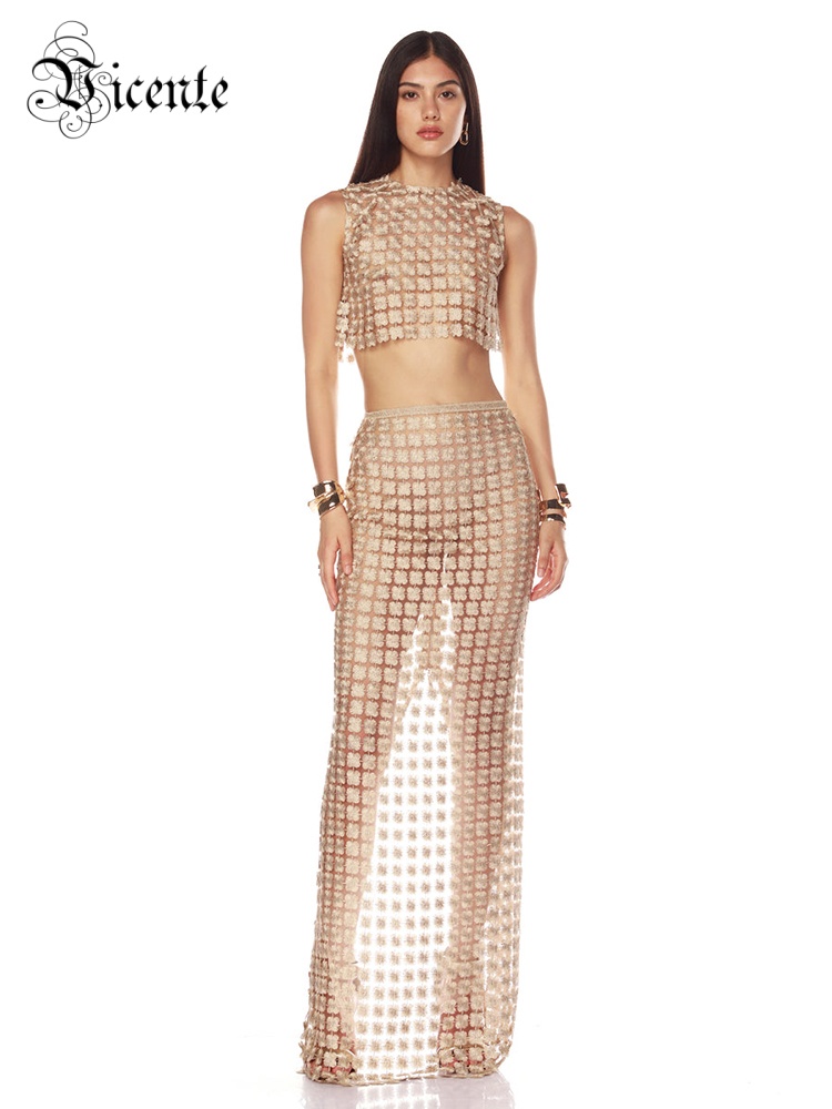Crop Top Crochet - VC Festival ve Parti Şık Elbise