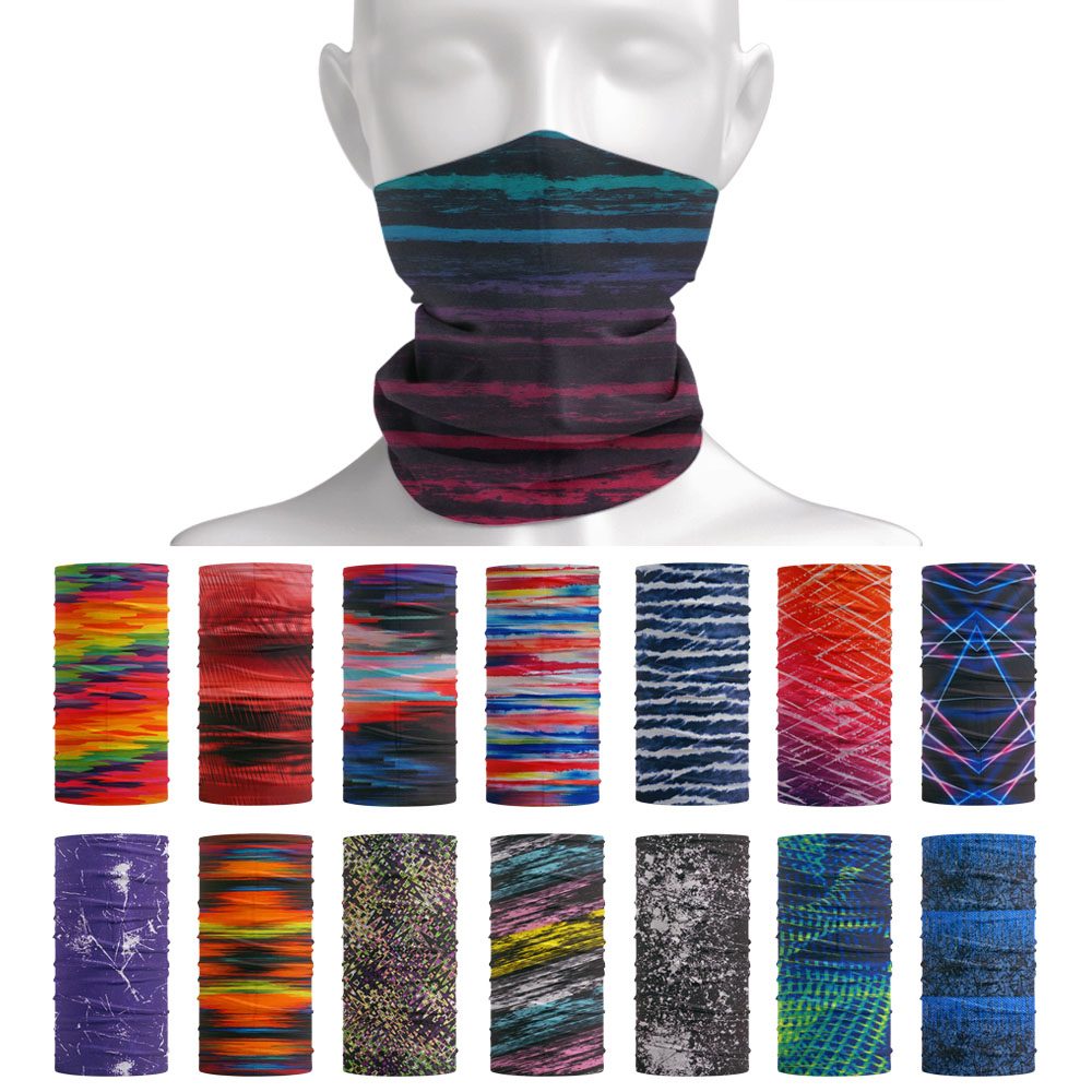 Headband Summer Knit - Kravat-boya çizgili desen atkısı açık yaz