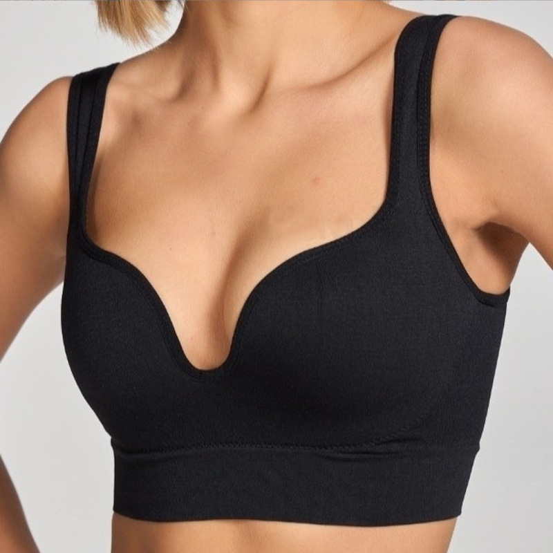 Bralette Triangle Set - 3D Spor Yelek Nefes Hiçbir Çelik