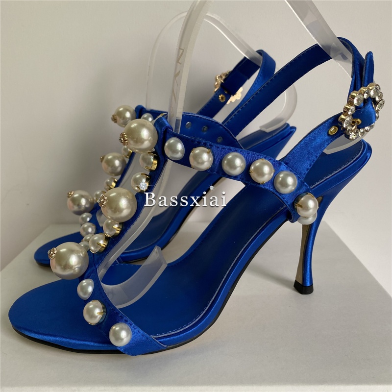 İnci Boncuk Dekorlu T-Bantlı S - Sandal Strappy Heeled incelemesi ve fiyatı