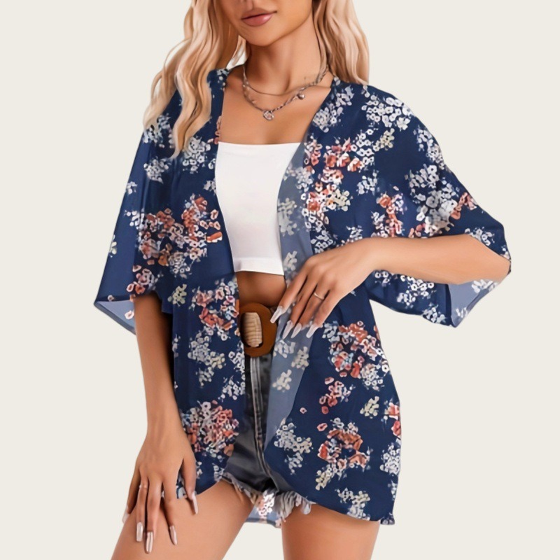 2025 Kadın Mayo Kimono Hırka Ş - Kimono Sheer Floral incelemesi ve fiyatı