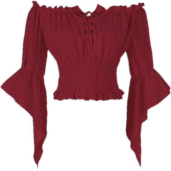 Rönesans Ortaçağ Aristokrat Kı - Blouse Off Shoulder incelemesi ve fiyatı