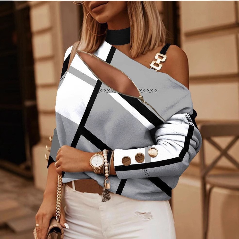 Kadın Düğme Detaylı Zincir Yak - Blouse Off Shoulder incelemesi ve fiyatı
