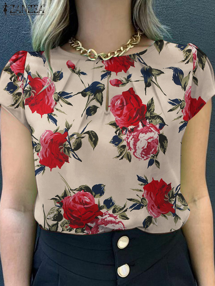 ZANZEA Yaz Bohemian Kısa Kollu - Romper Floral Print incelemesi ve fiyatı