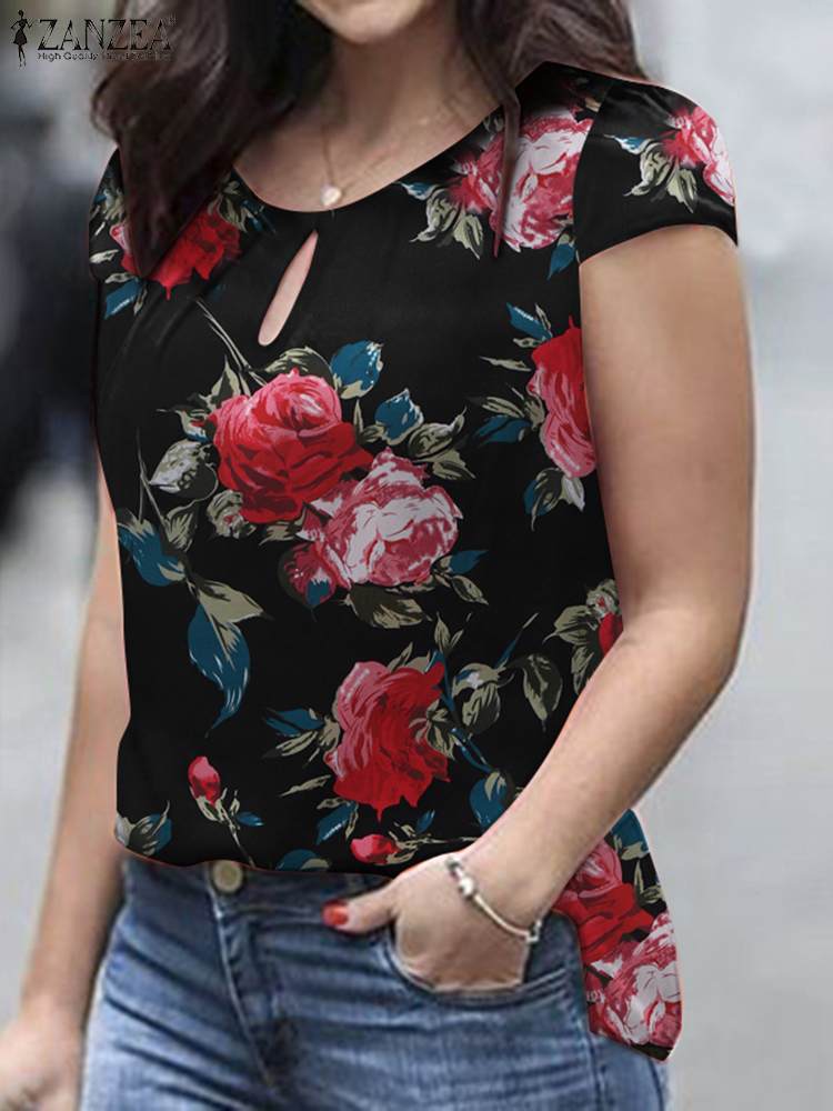 ZANZEA Yaz Bohemian Kısa Kollu - Romper Floral Print incelemesi ve fiyatı