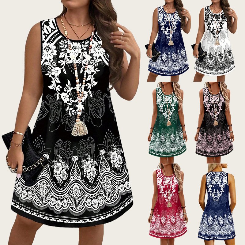 Etnik Stil Vintage Elbiseler 2 - Romper Floral Print incelemesi ve fiyatı