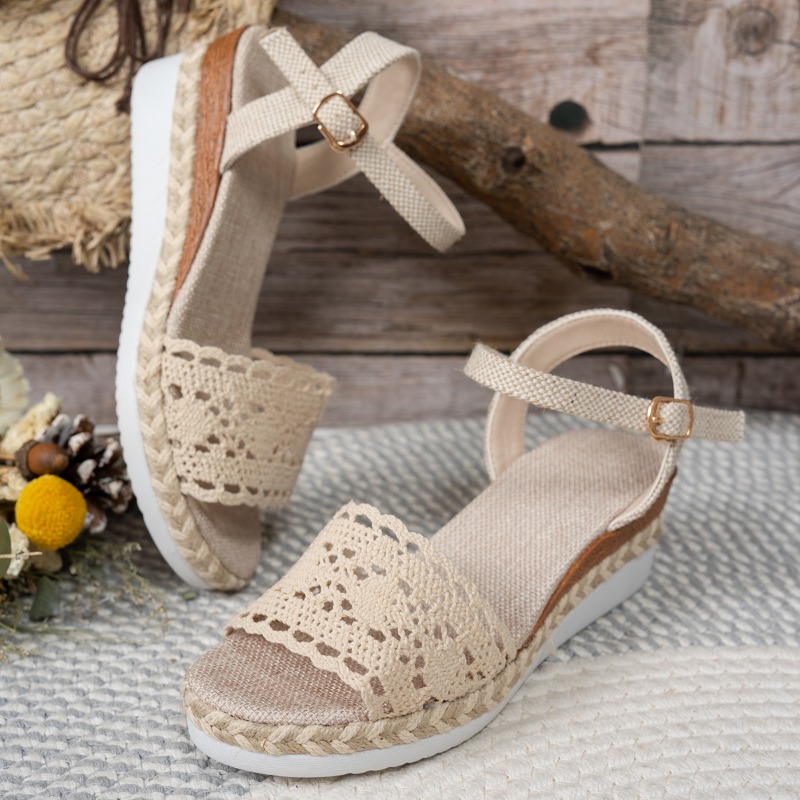 Kadın Dantel Dolgu Topuklu San - Wedge Espadrille Women incelemesi ve fiyatı