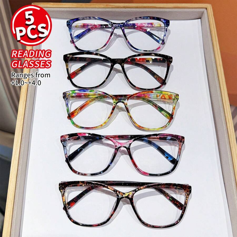 5 Çift Kadın Moda Okuma Gözlüğ - Sunglasses Cat Eye incelemesi ve fiyatı