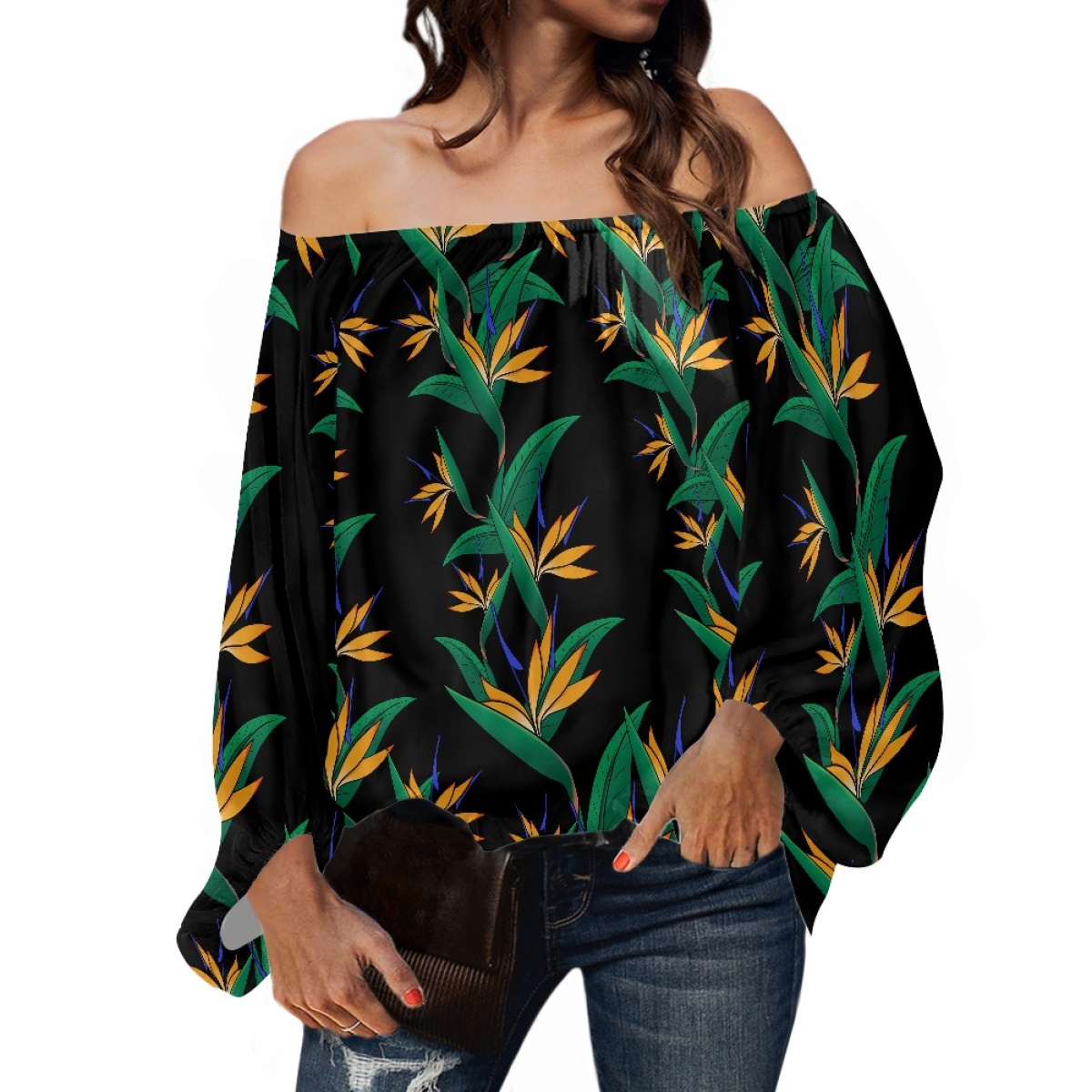 Polinezya Kabile Kıyafetleri S - Blouse Off Shoulder incelemesi ve fiyatı