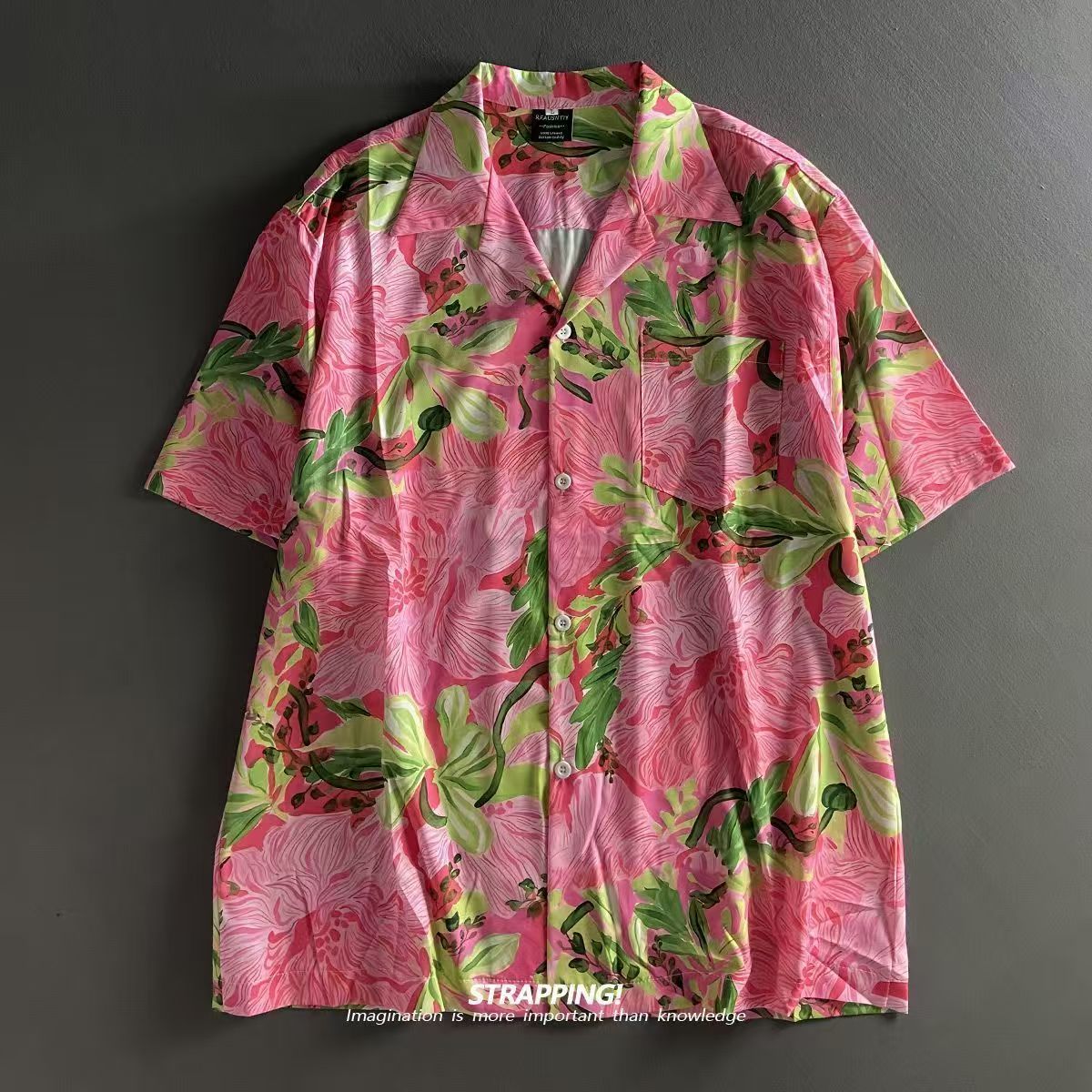 Pembe Graffiti Çiçek Küba Yaka - Romper Floral Print incelemesi ve fiyatı