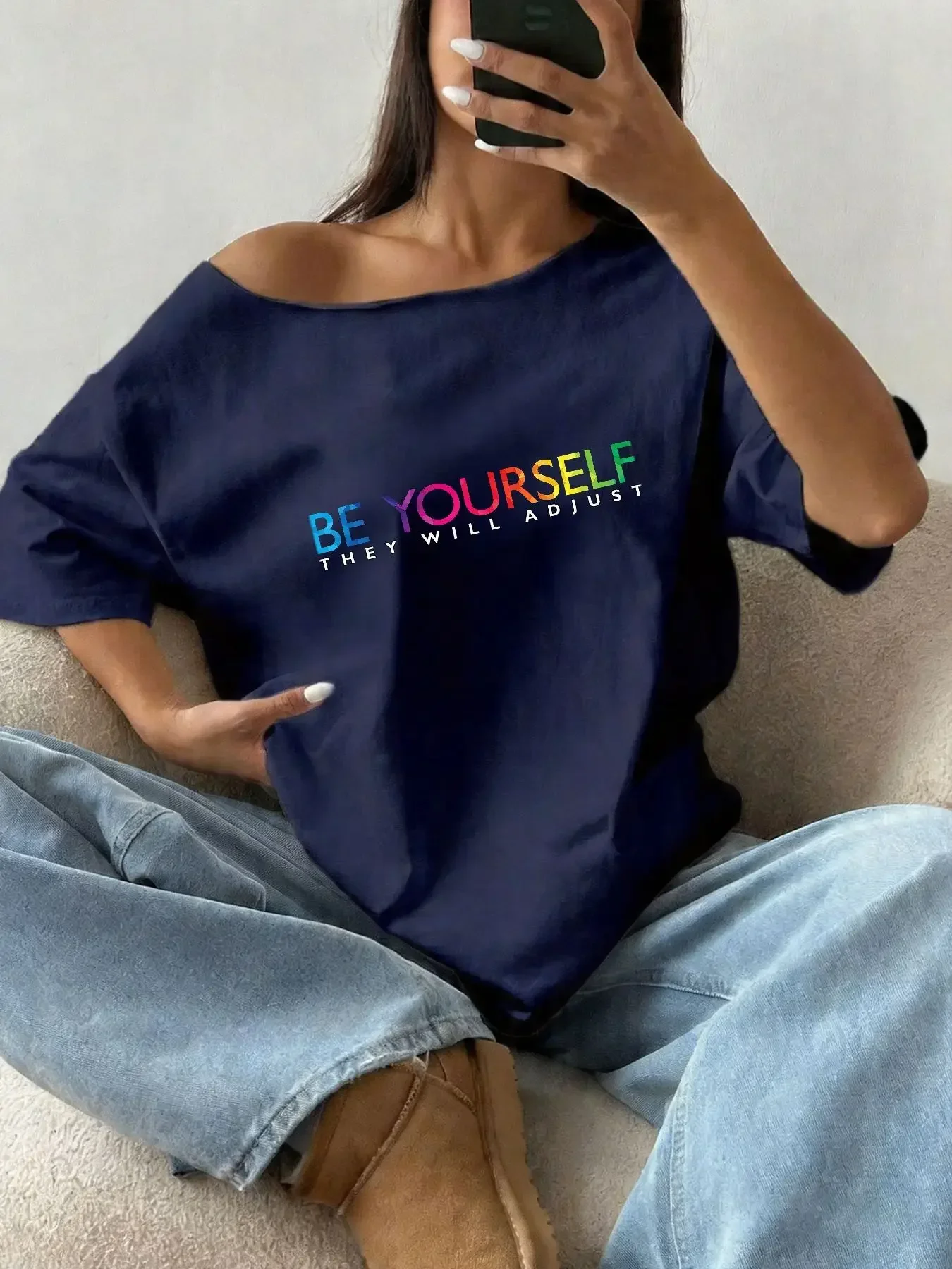 % 100% Pamuk Artı Boyutu Renkl - Blouse Off Shoulder incelemesi ve fiyatı
