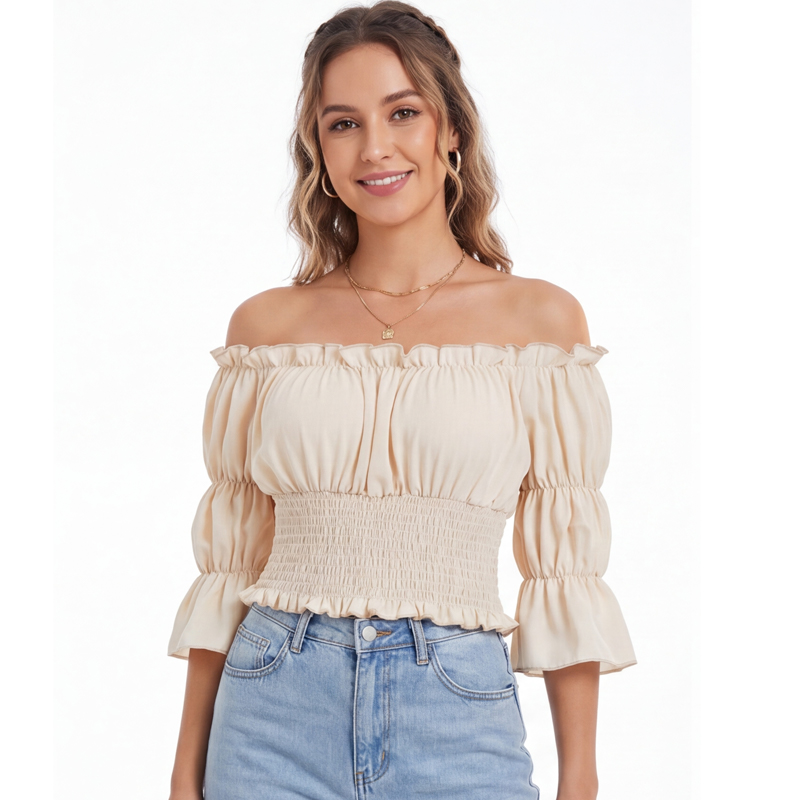 Rönesans Bluz Kadın Üst Kısa K - Blouse Off Shoulder incelemesi ve fiyatı